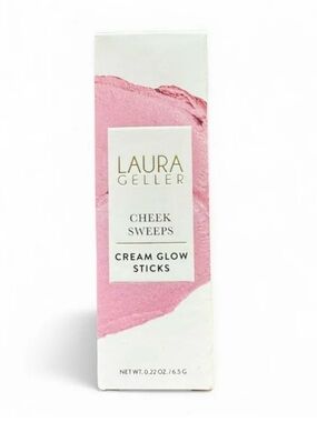 NWT Laura Geller Cheek Sweeps Cream Glow Stick - Soft Pink Shade